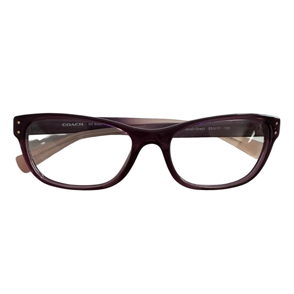 Coach Accessories - COACH HC6082 5351 Frames 53-17-135 Crystal Plum Blush Graduate